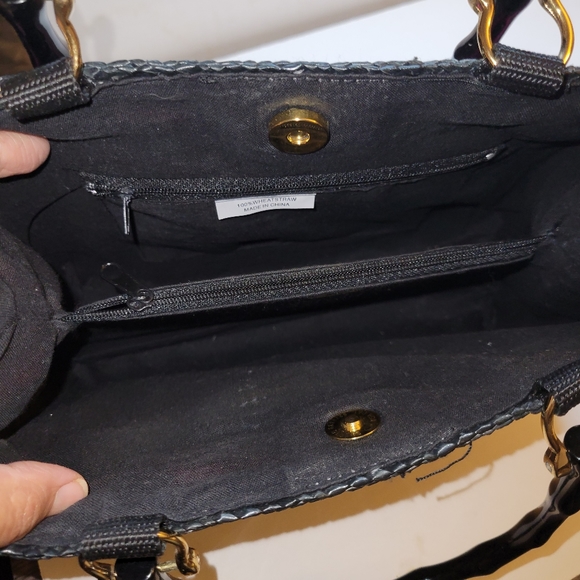 100% Wheat Straw Satchel Colorful - Picture 6 of 8